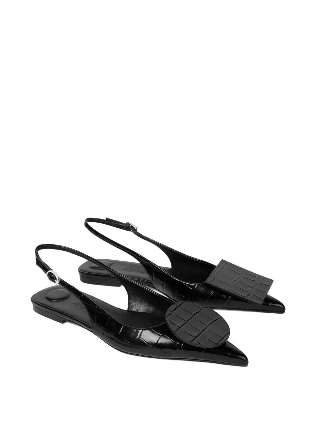 Duelo Leather Flat Pumps