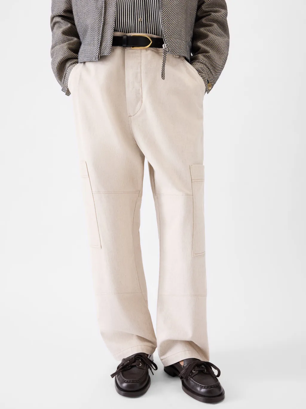 The Carré De-NÎMes Denim Cargo Pants