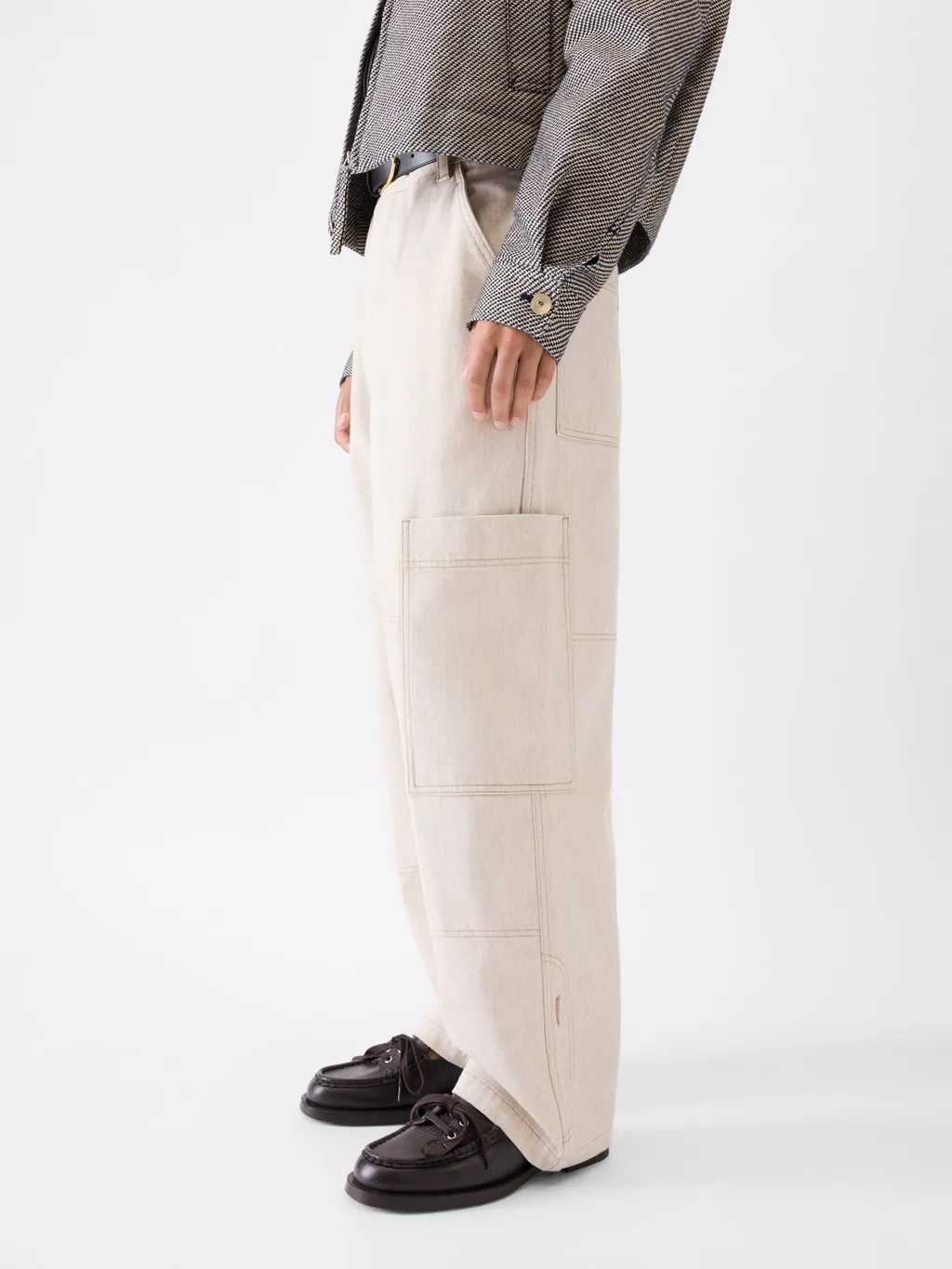 The Carré De-NÎMes Denim Cargo Pants