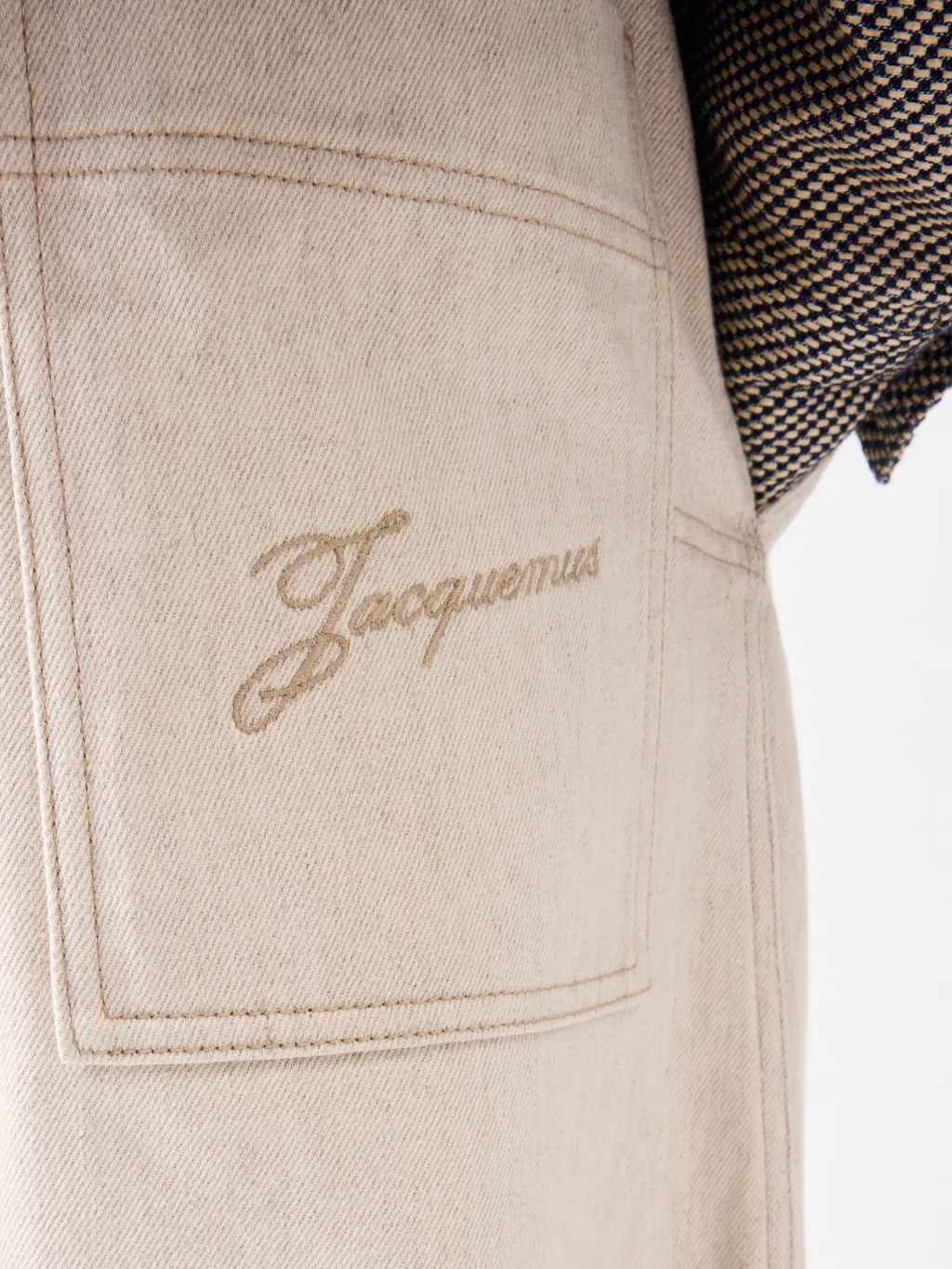 The Carré De-NÎMes Denim Cargo Pants