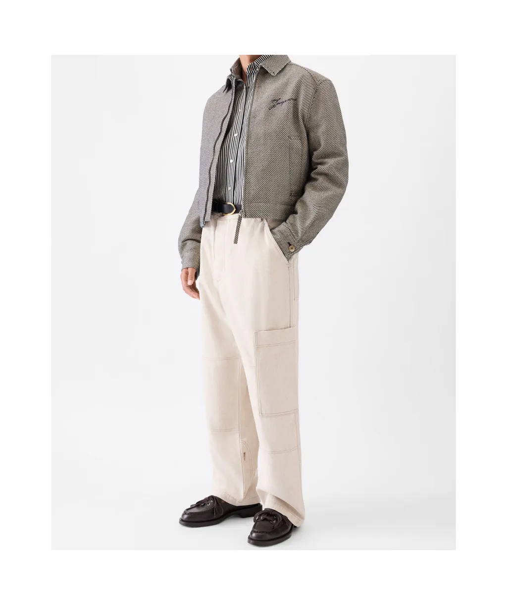 The Carré De-NÎMes Denim Cargo Pants
