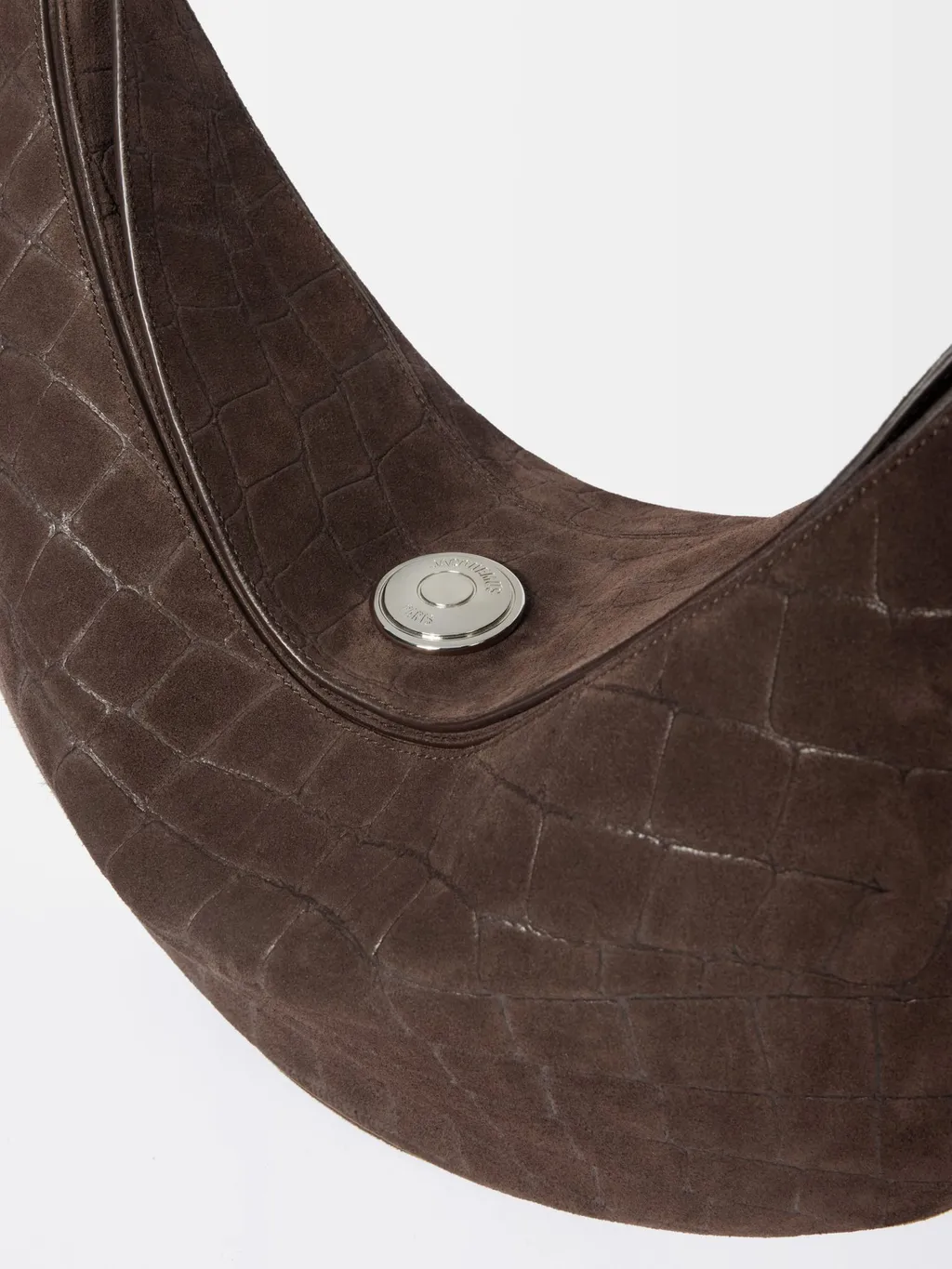 The Ovalo Logo Embossed Shoulder Bag
