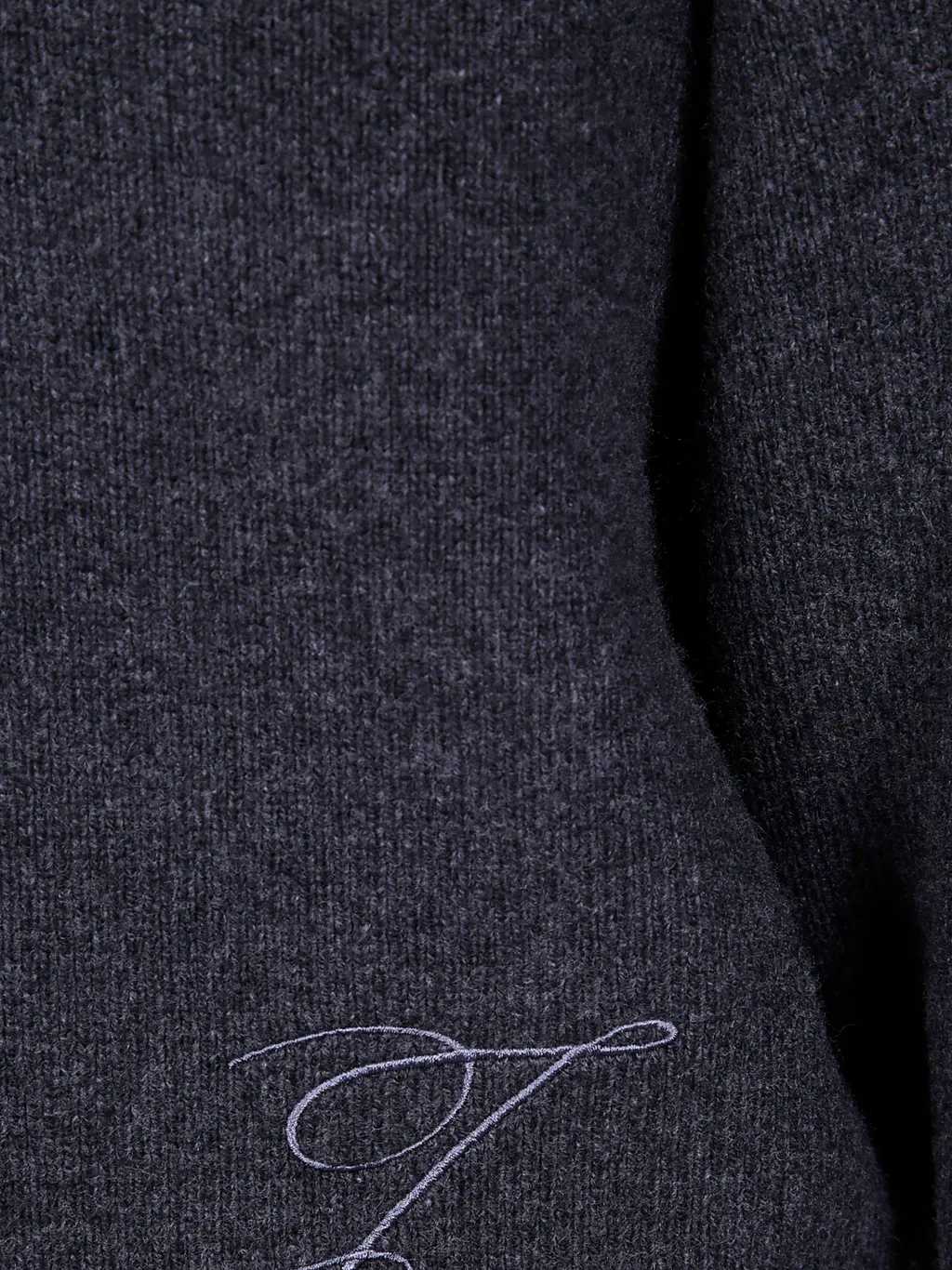 Logo-Embroidered Wool Sweater