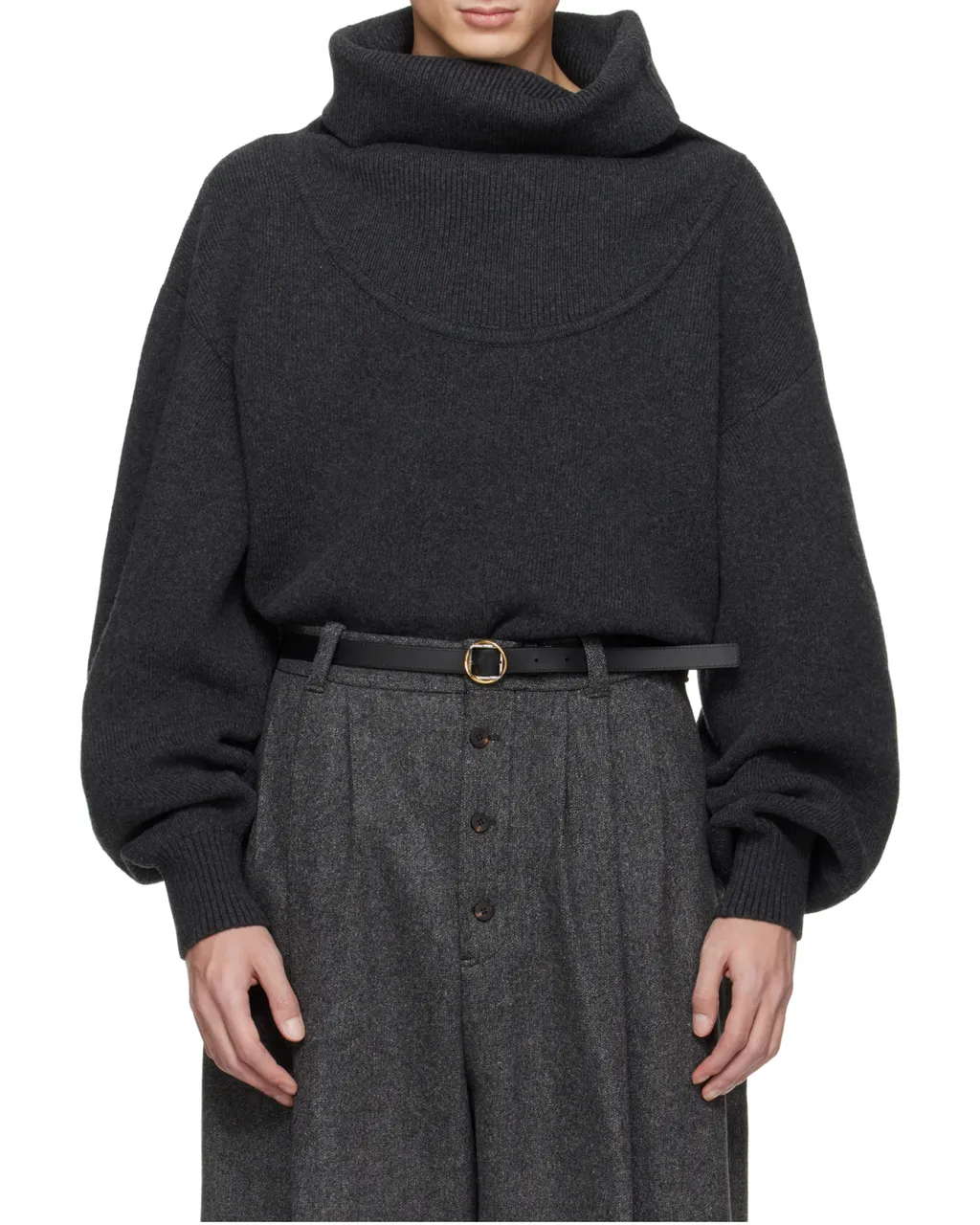 Logo-Embroidered Wool Sweater