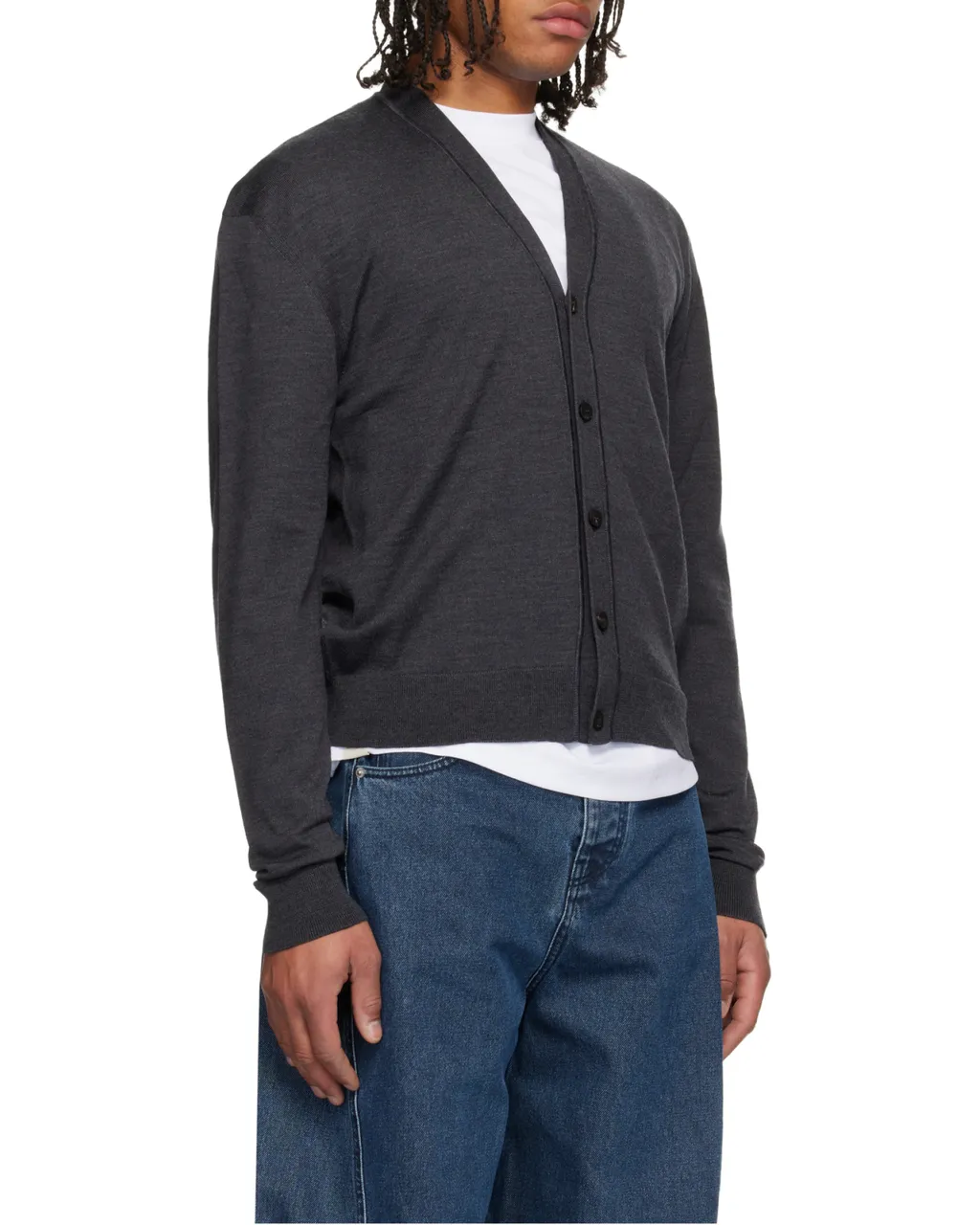 V-Neck Knitted Cardigan