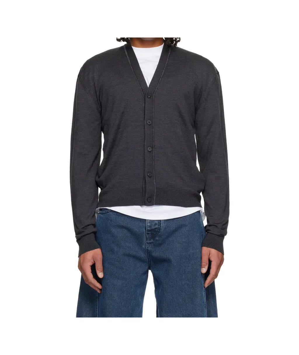 V-Neck Knitted Cardigan