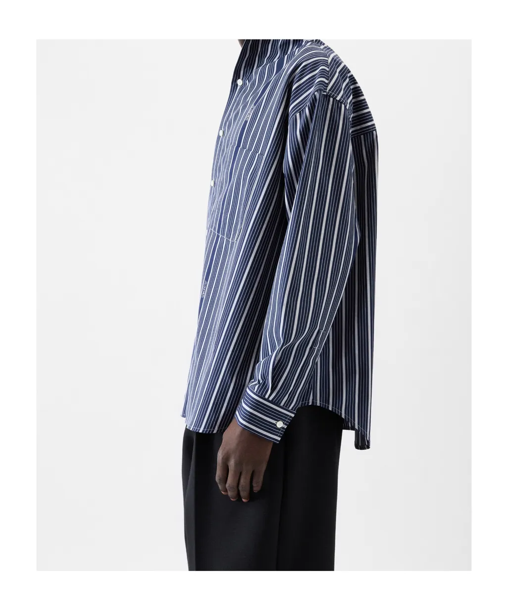Asymmetrical Striped Shirt