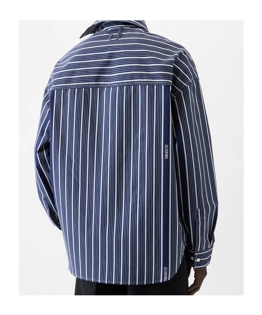 Asymmetrical Striped Shirt
