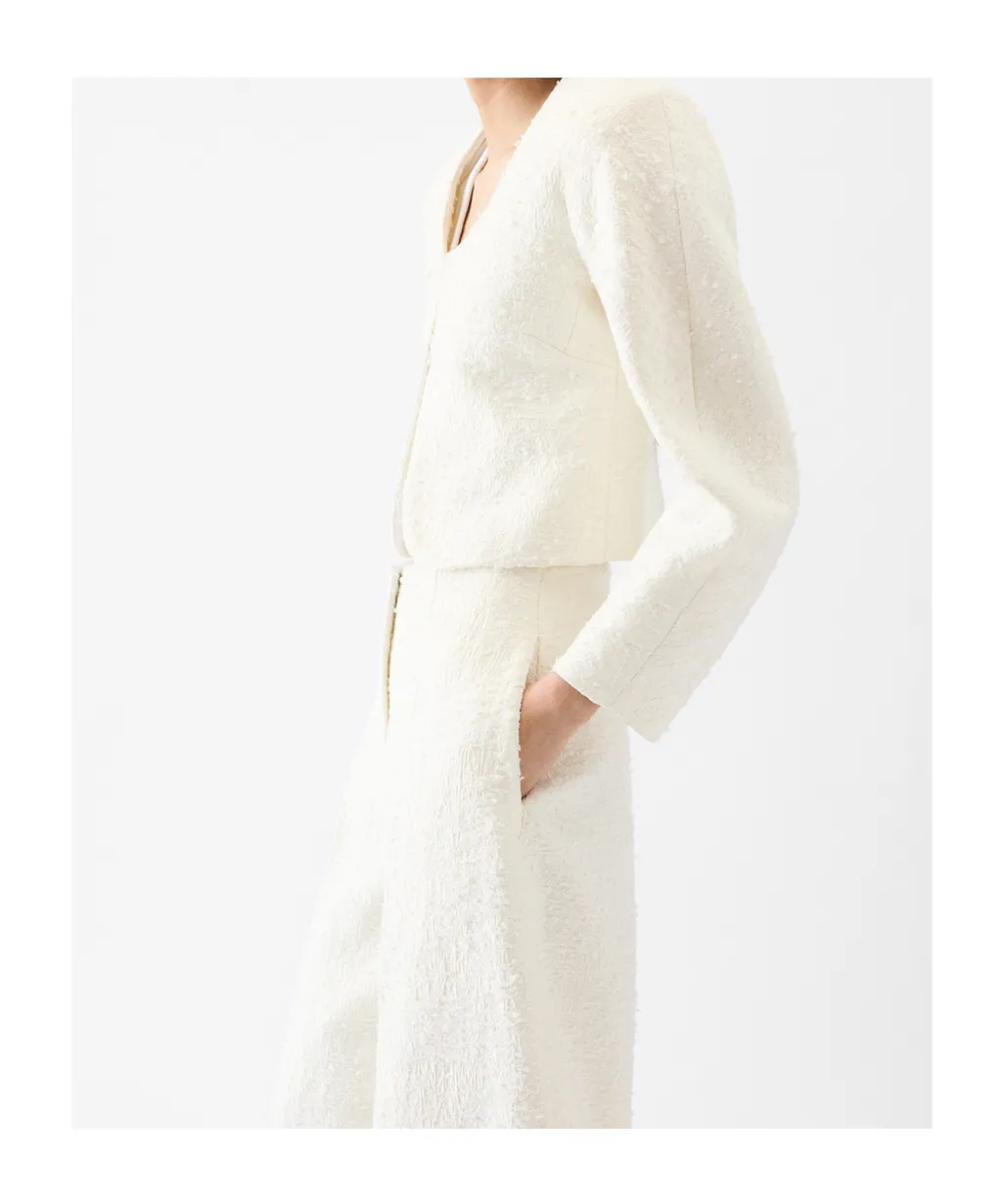 Cropped Cardigan Jacket
