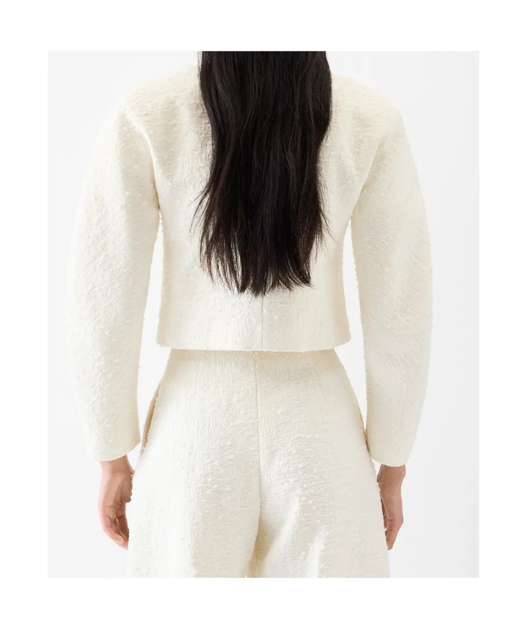 Cropped Cardigan Jacket
