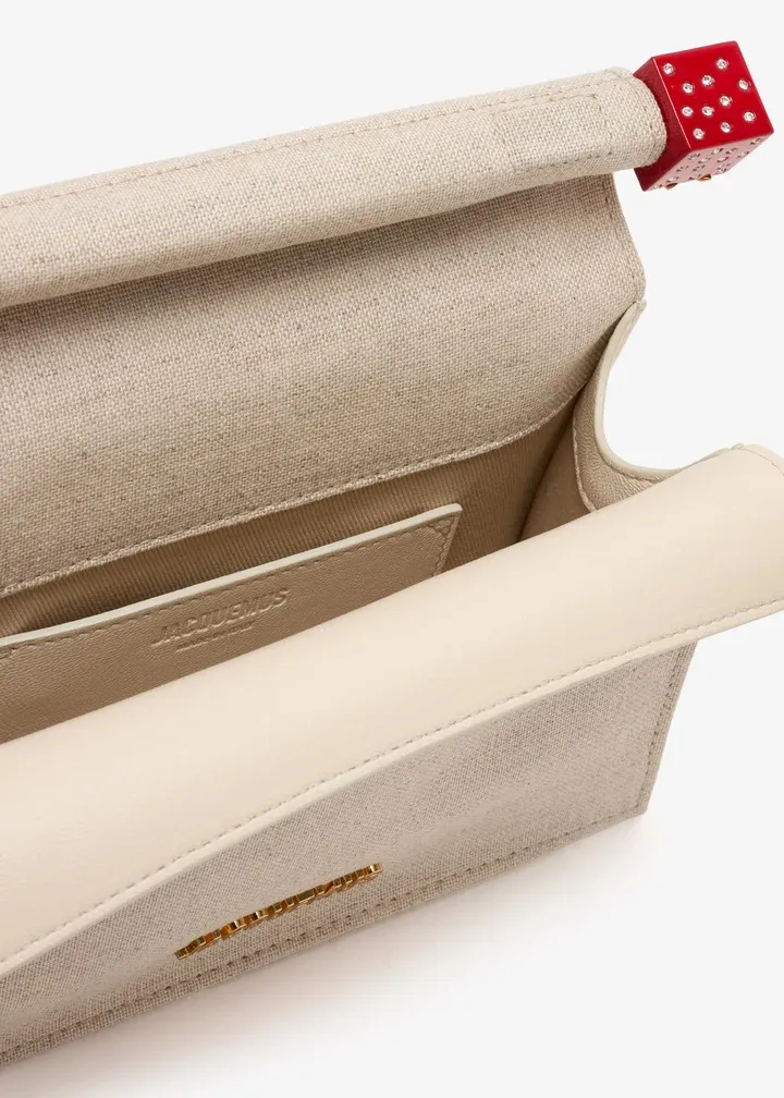 Logo Plaque Clutch Bag