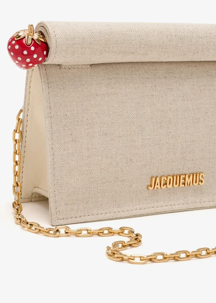 Logo Plaque Clutch Bag
