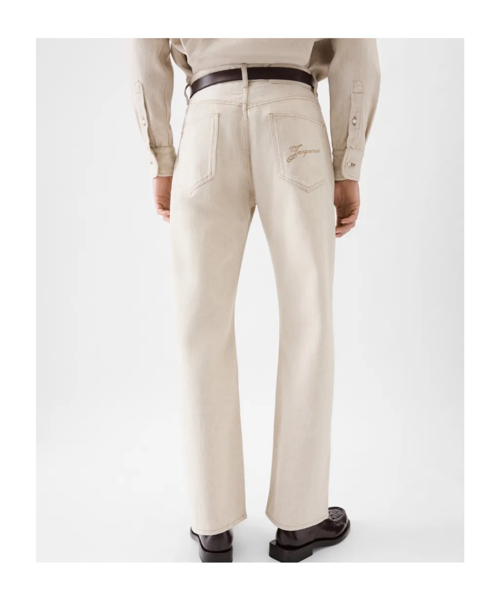 Le De-Nimes Droit Jeans