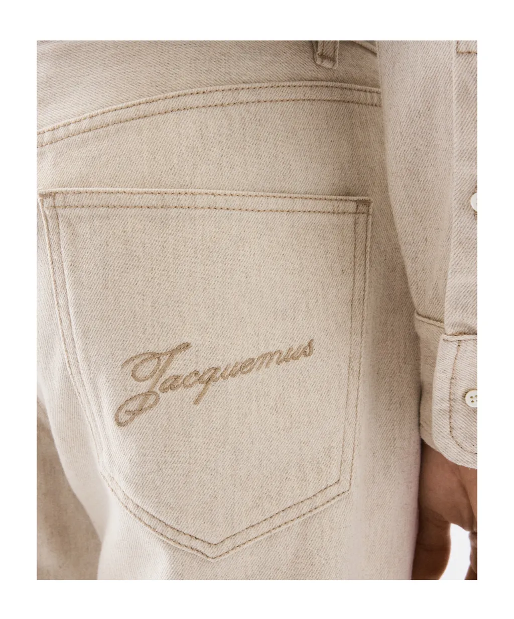 Le De-Nimes Droit Jeans