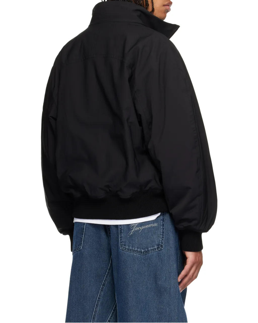 High-Neck Zipped Jacket