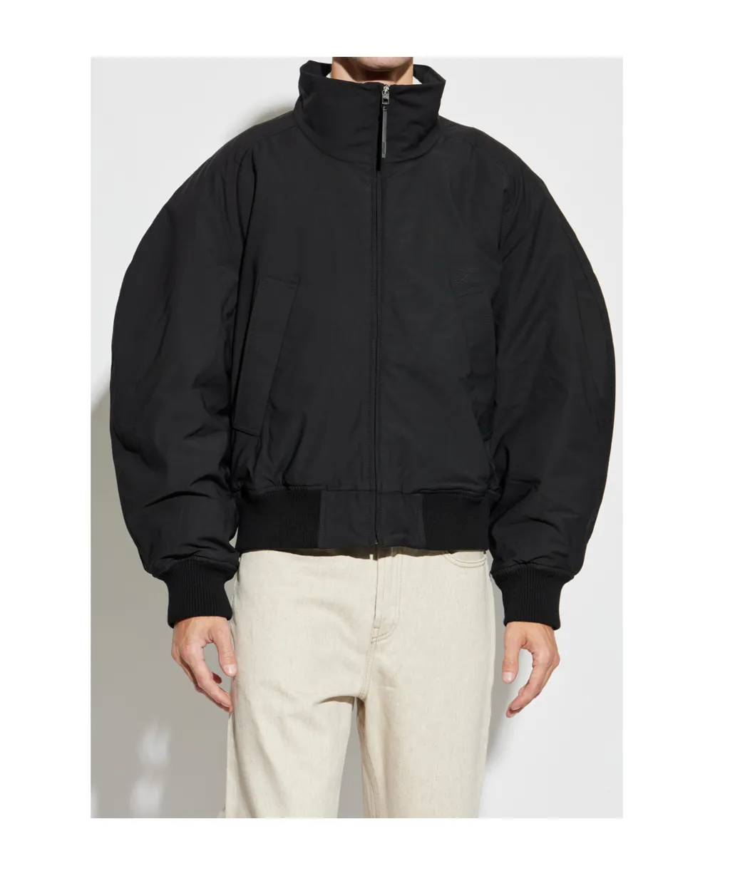 High-Neck Zipped Jacket