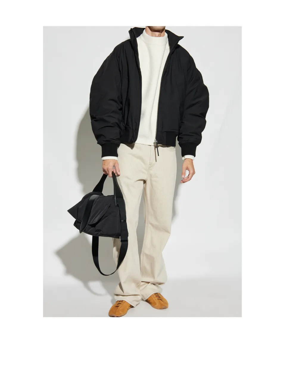 High-Neck Zipped Jacket