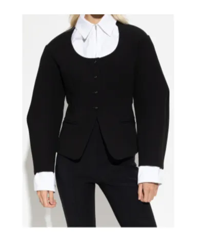 Ovalo Button-Up Blazer