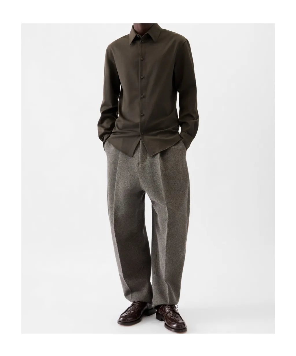 Collared Long-Sleeve Shirt