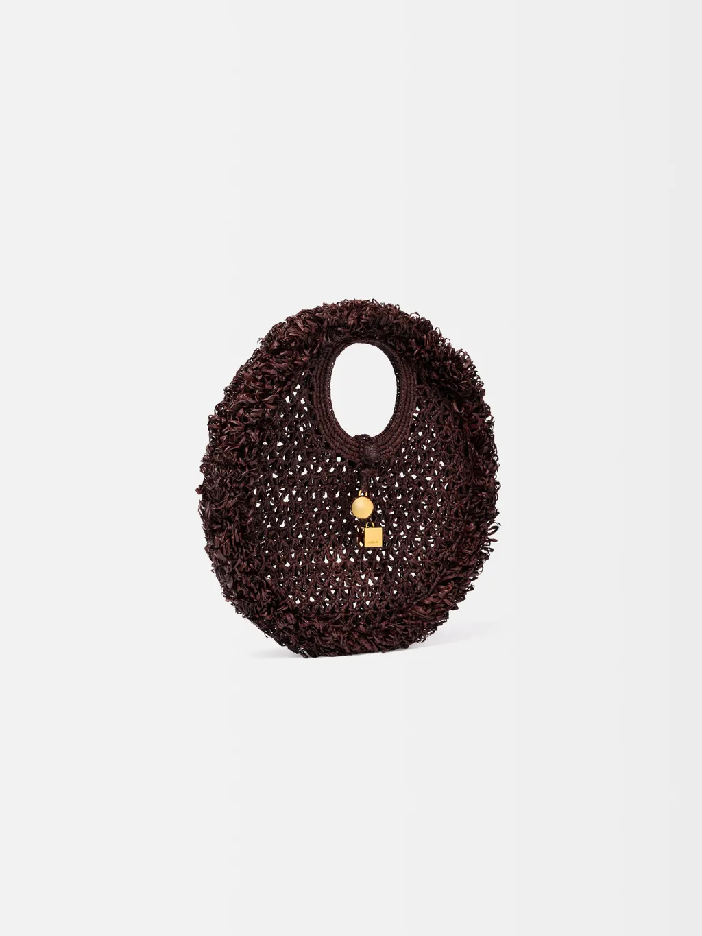 Woven Charm Detailed Bag