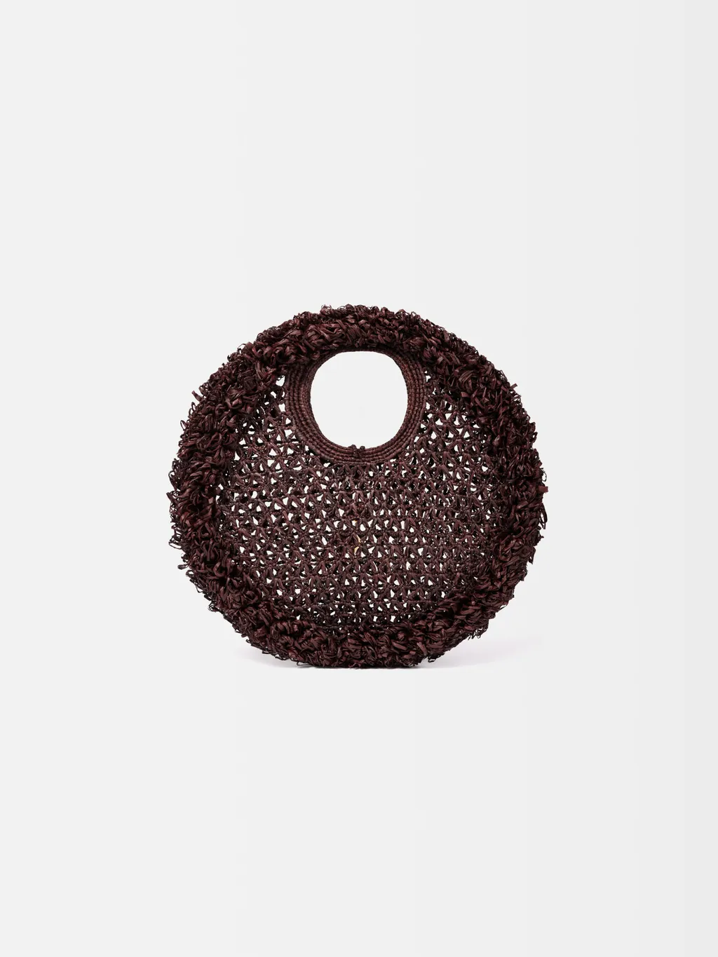 Woven Charm Detailed Bag