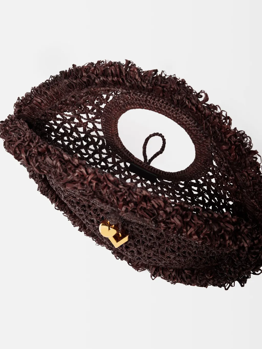 Woven Charm Detailed Bag
