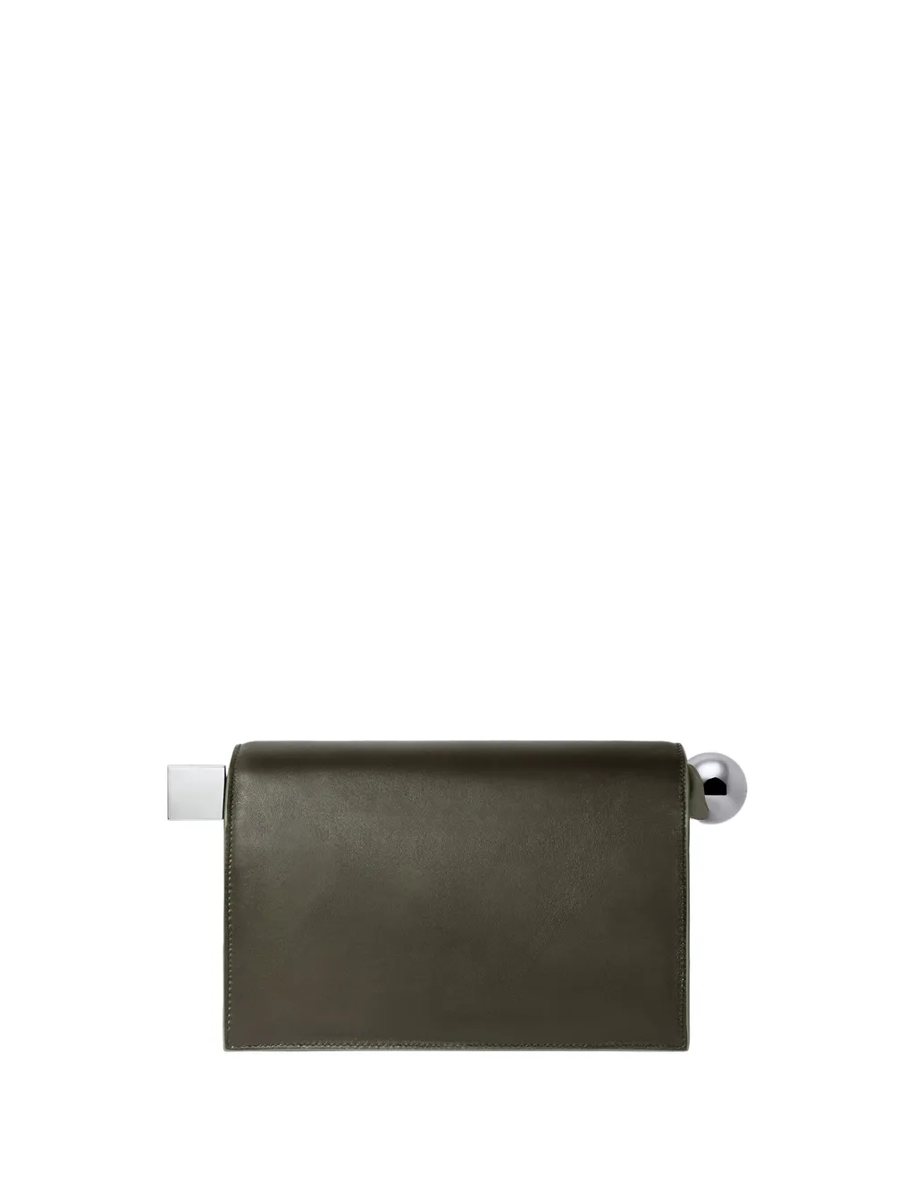 The Rond Carré Logo Plaque Clutch Bag