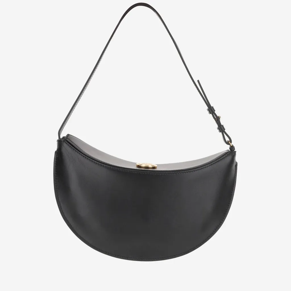 Logo Embossed Shoulder Bag