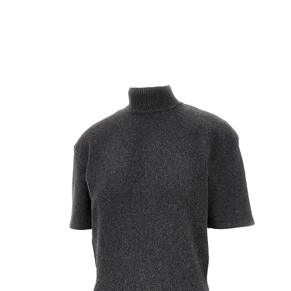 High Neck Knitted Dress