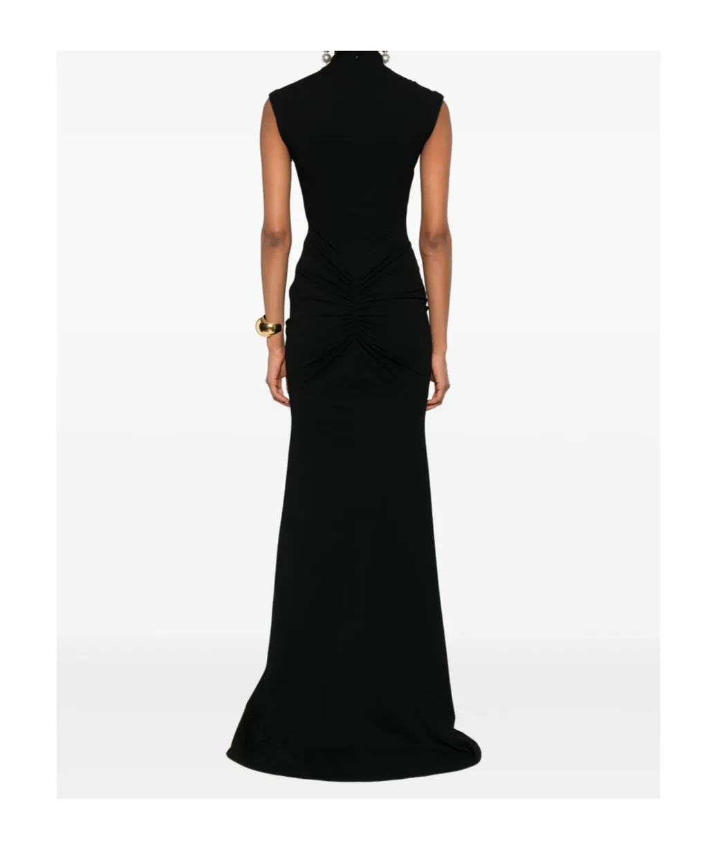The Alba Gathered Column Dress