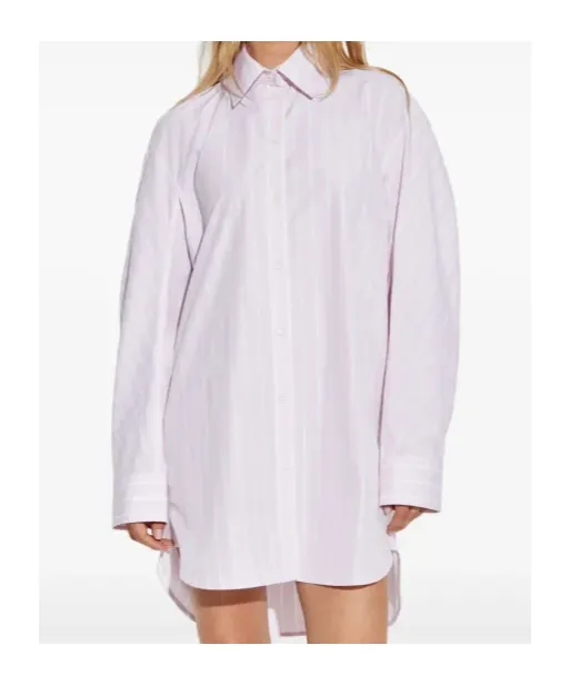 Lapel Long-Sleeved Dress