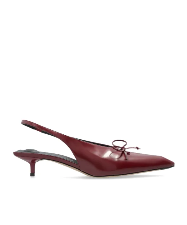 Slingback High-Heeled Sandals