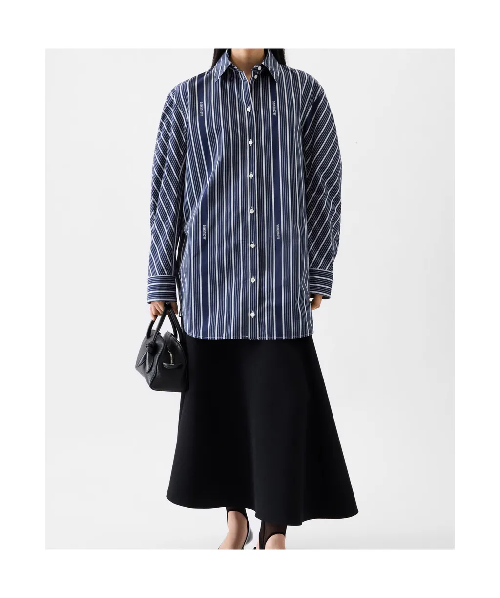 Striped Shirt Dress