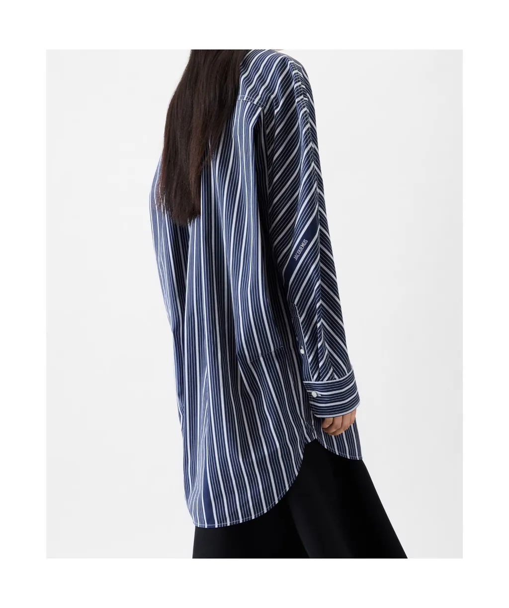 Striped Shirt Dress