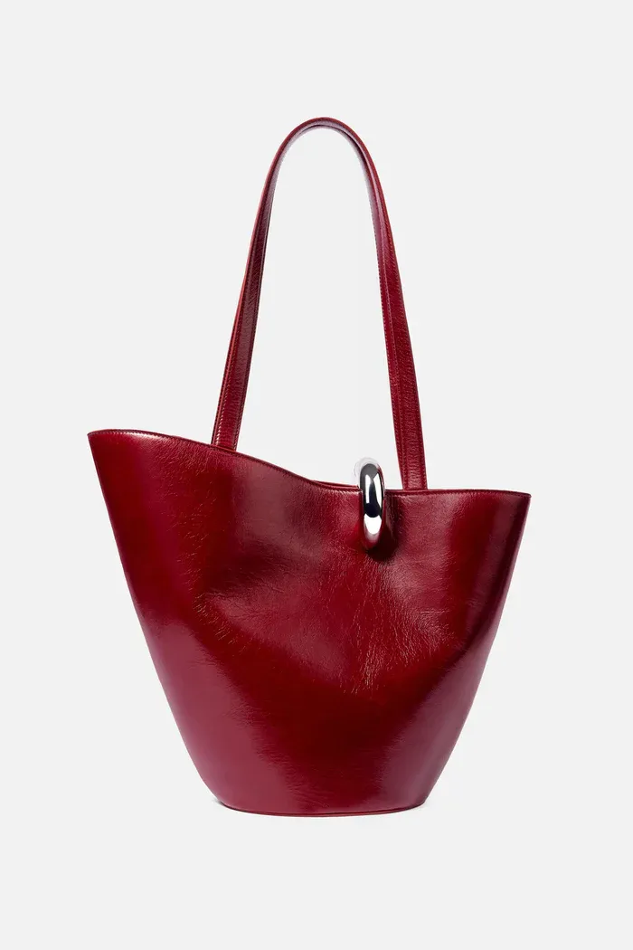 Le Bambola Moyen Logo Lettering Bucket Bag