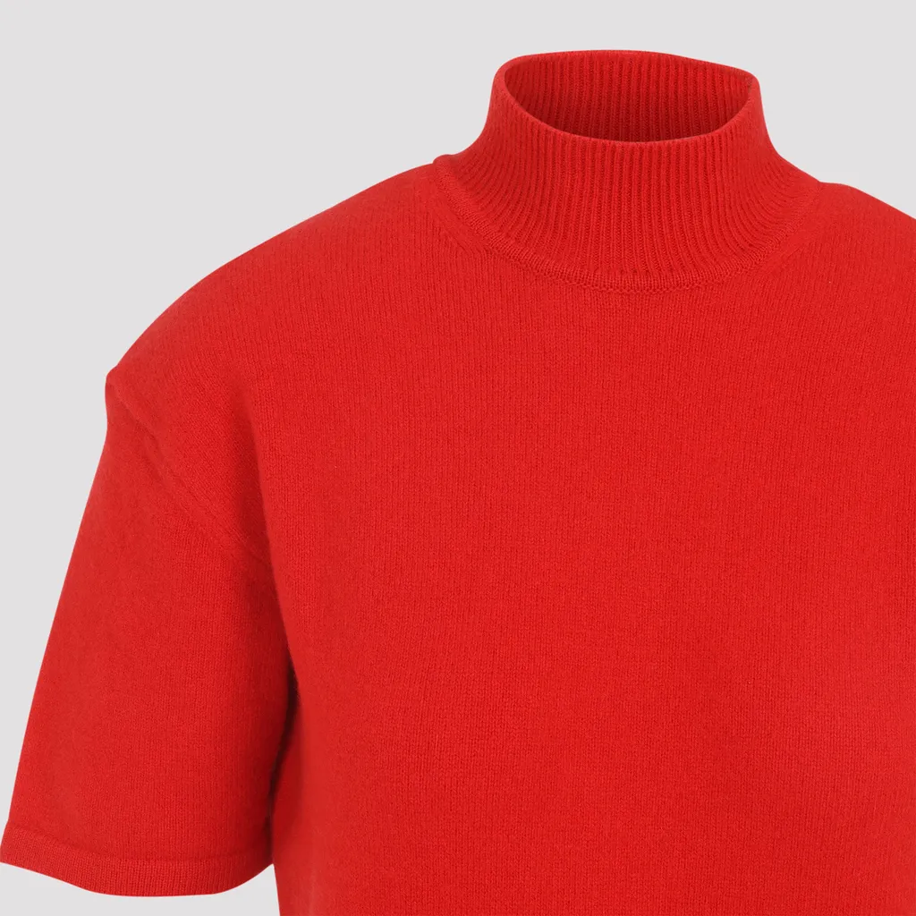 High Neck Knitted Dress