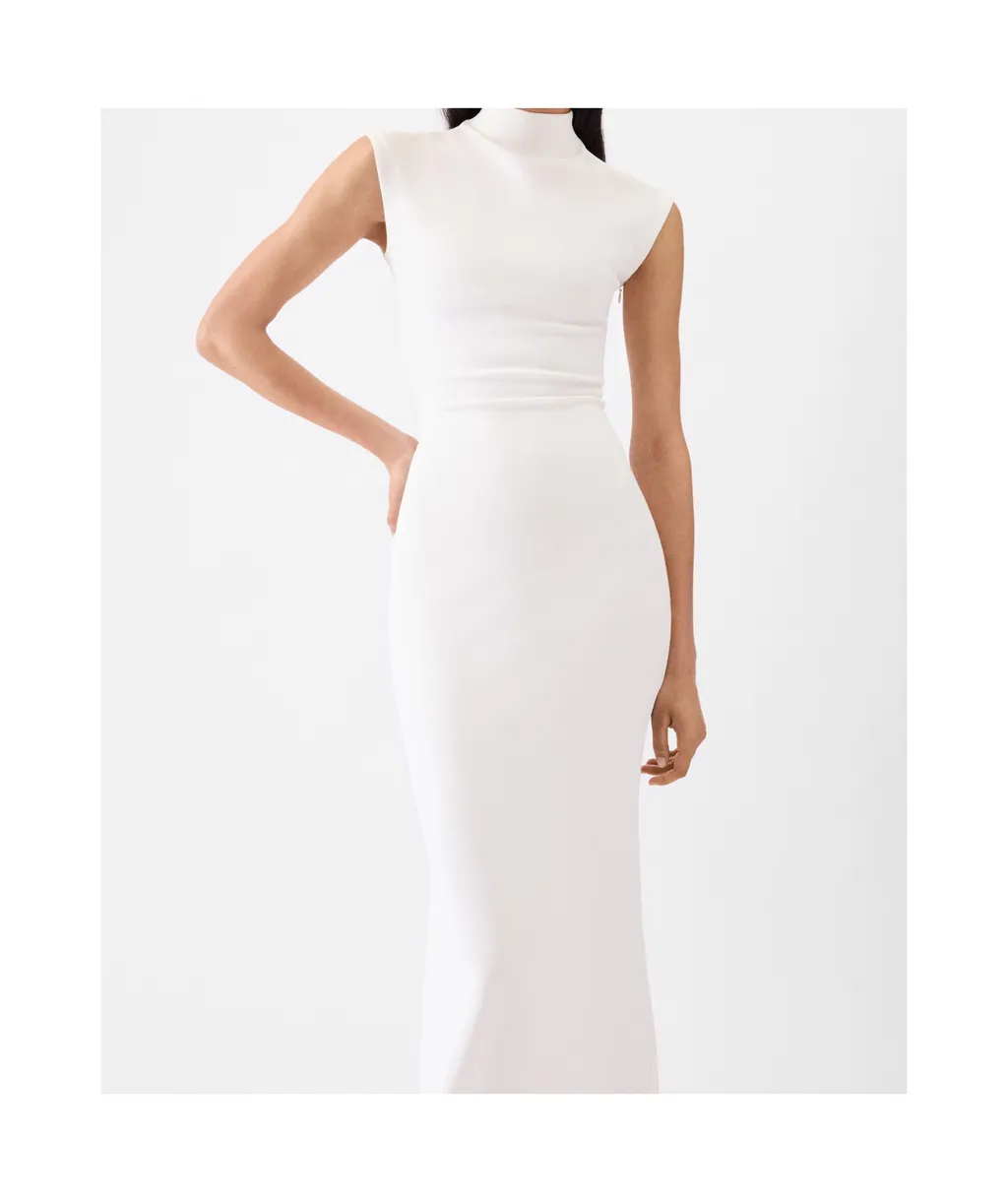 The Alba Gathered Column Dress
