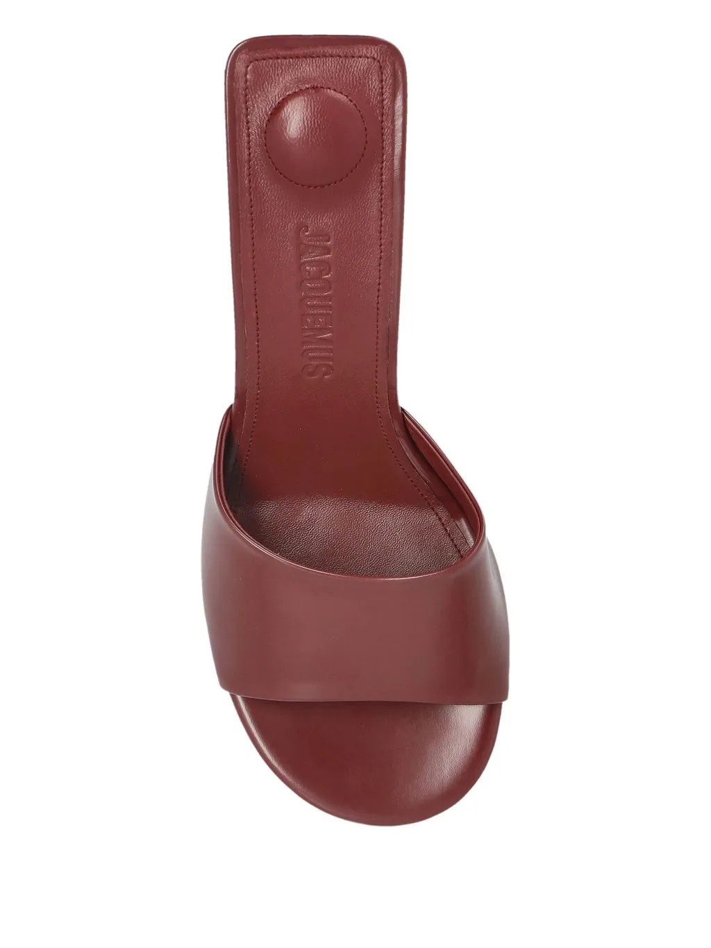 70Mm Cubisto Leather Sandals