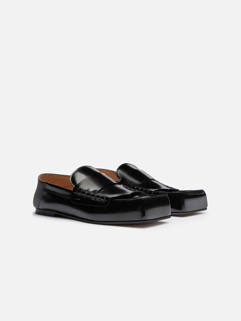 The Carré Square-Toe Loafers