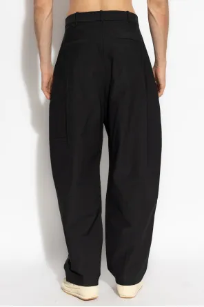Pleated Track Pants
