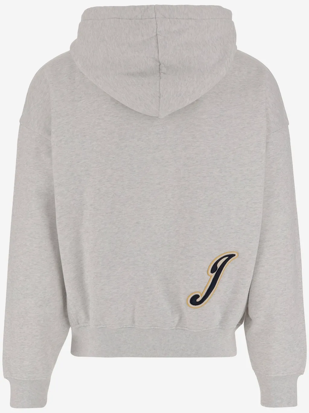 Logo Patch Drawstring Hoodie