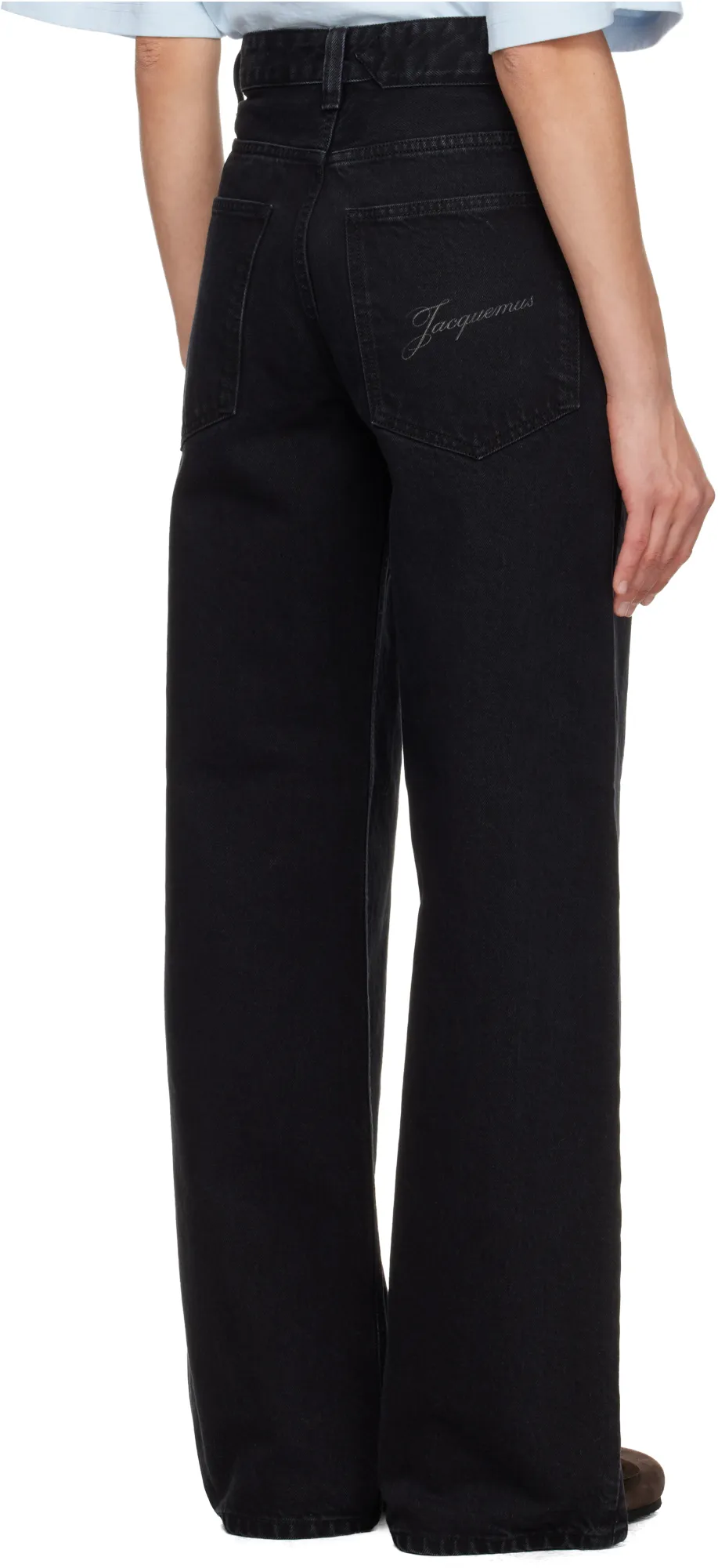 High-Waisted Wide-Leg Jeans