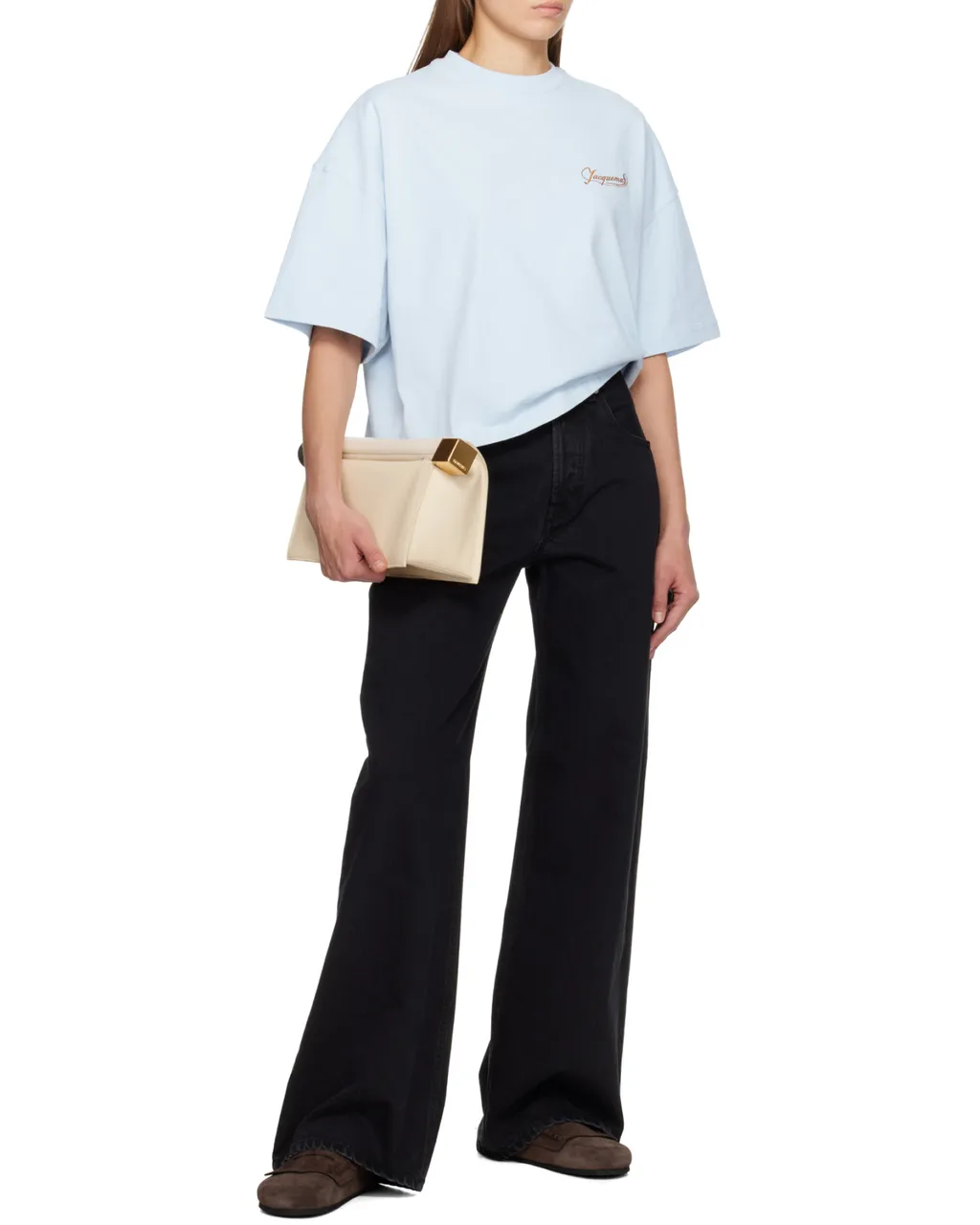 High-Waisted Wide-Leg Jeans