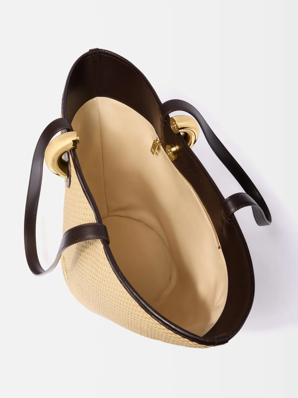 The Bambola Logo Plaque Bucket Bag