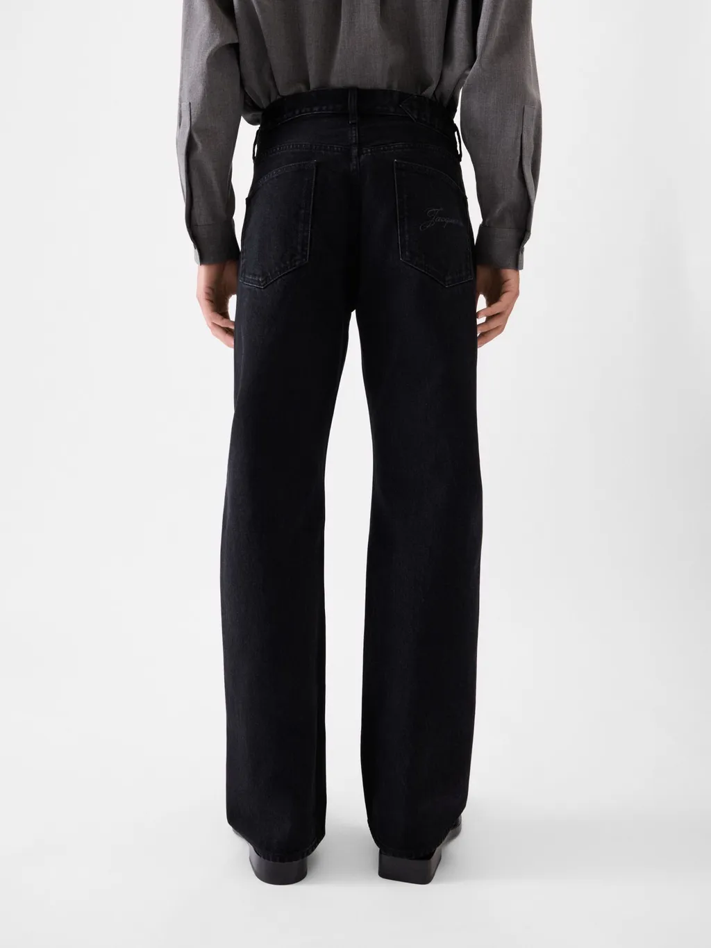 Jacquemus Logo Detailed Straight-Leg Jeans