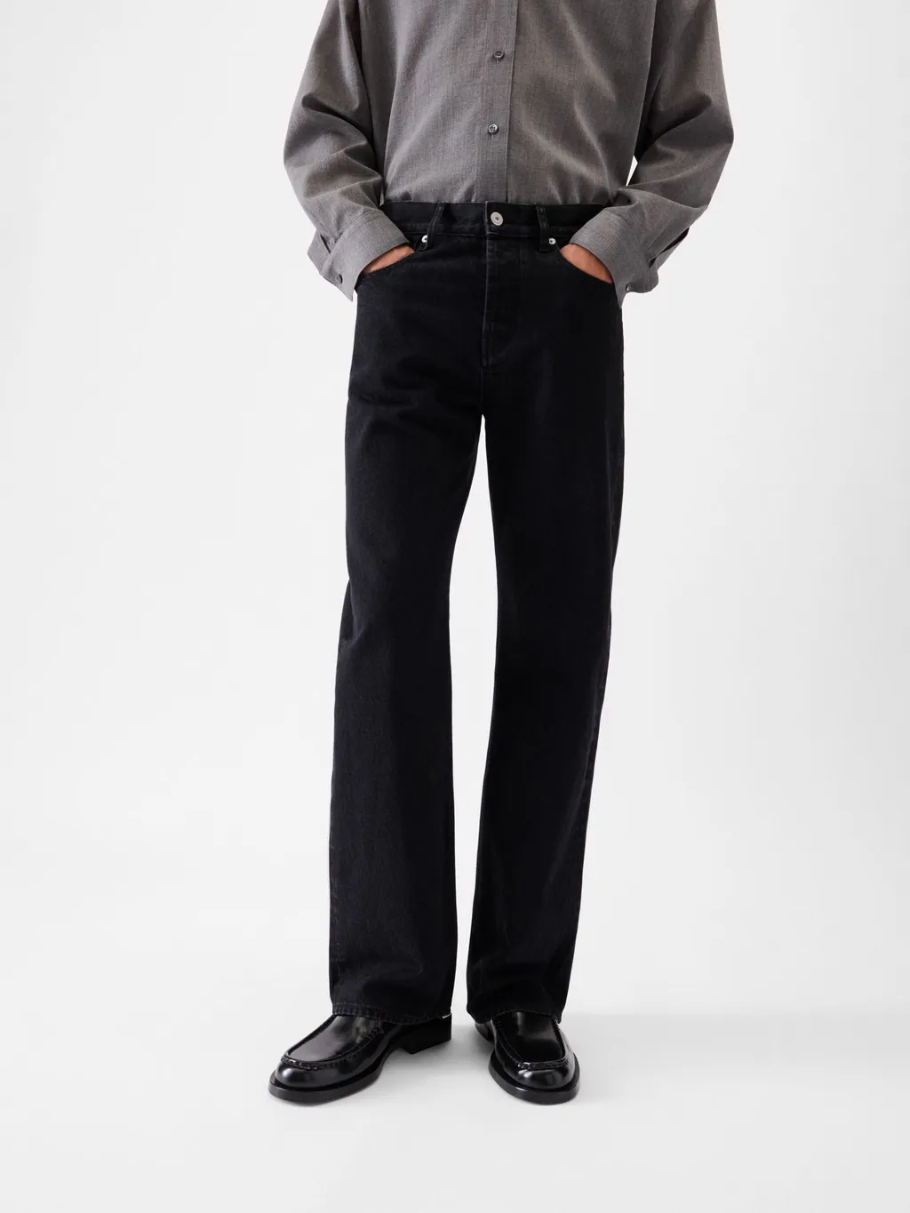 Jacquemus Logo Detailed Straight-Leg Jeans
