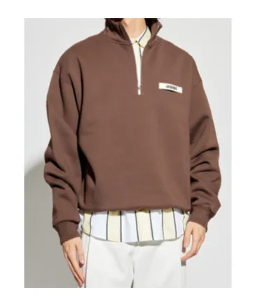 The Gros Grain Zipped-Rollneck Sweatshirt