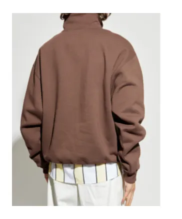 The Gros Grain Zipped-Rollneck Sweatshirt