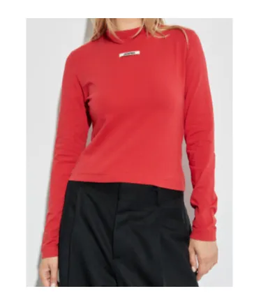 Logo Patch Long-Sleeve Top