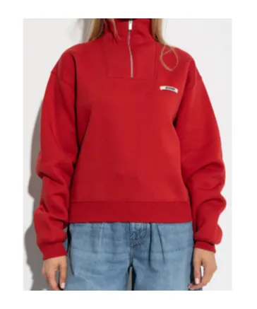 The Gros Grain Zipped-Rollneck Sweatshirt